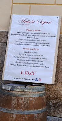 Trattoria Antichi Sapori à Norma menu