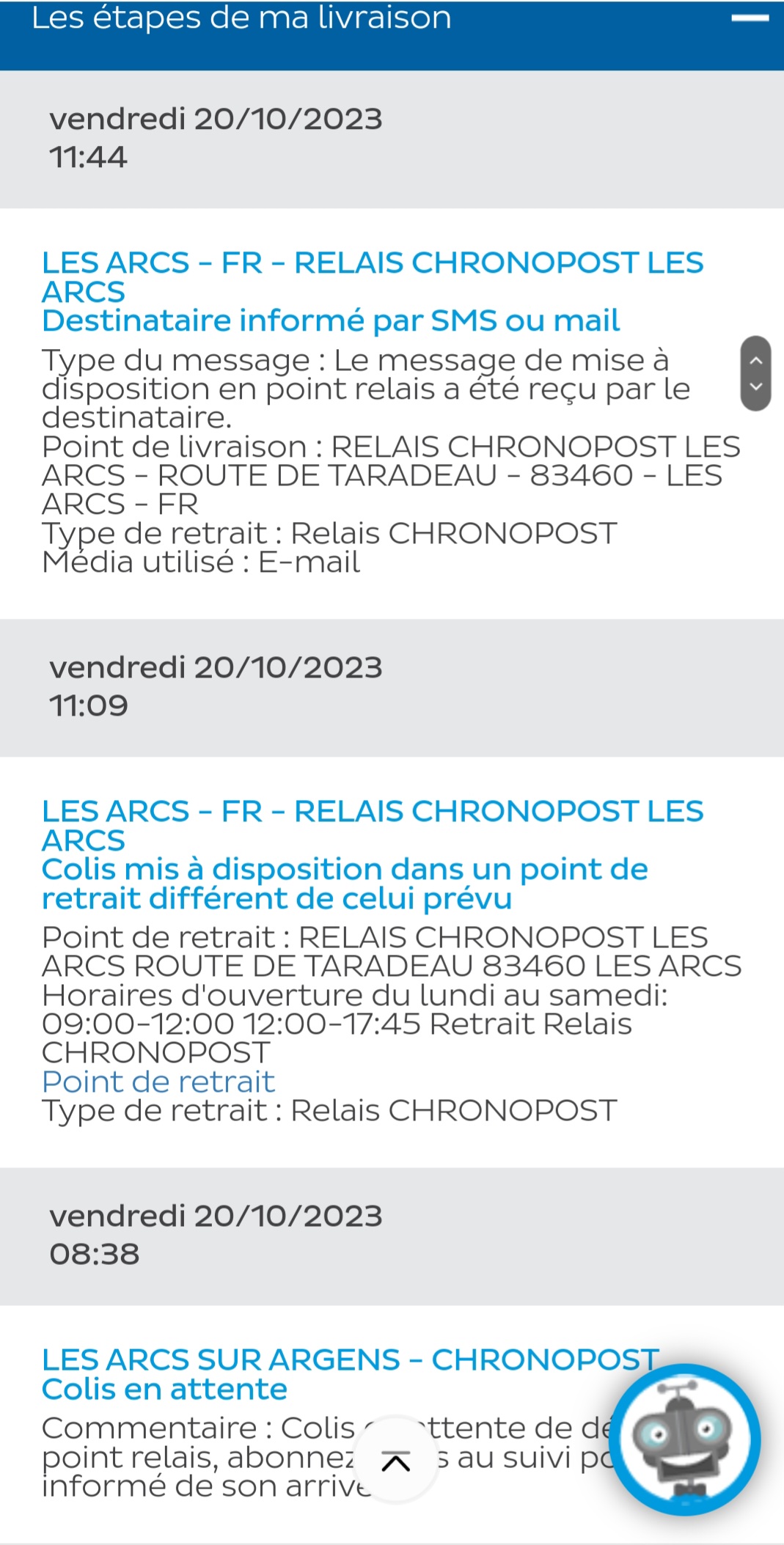 Photo n° 1 de l'avis de Ced.r fait le 20/10/2023 à 18:59
