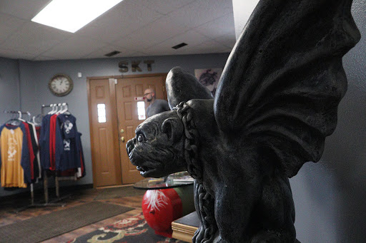 Explore night sky tattoo ideas, creative tattoo ideas in Des Moines, available at Skin Kitchen Tattoo