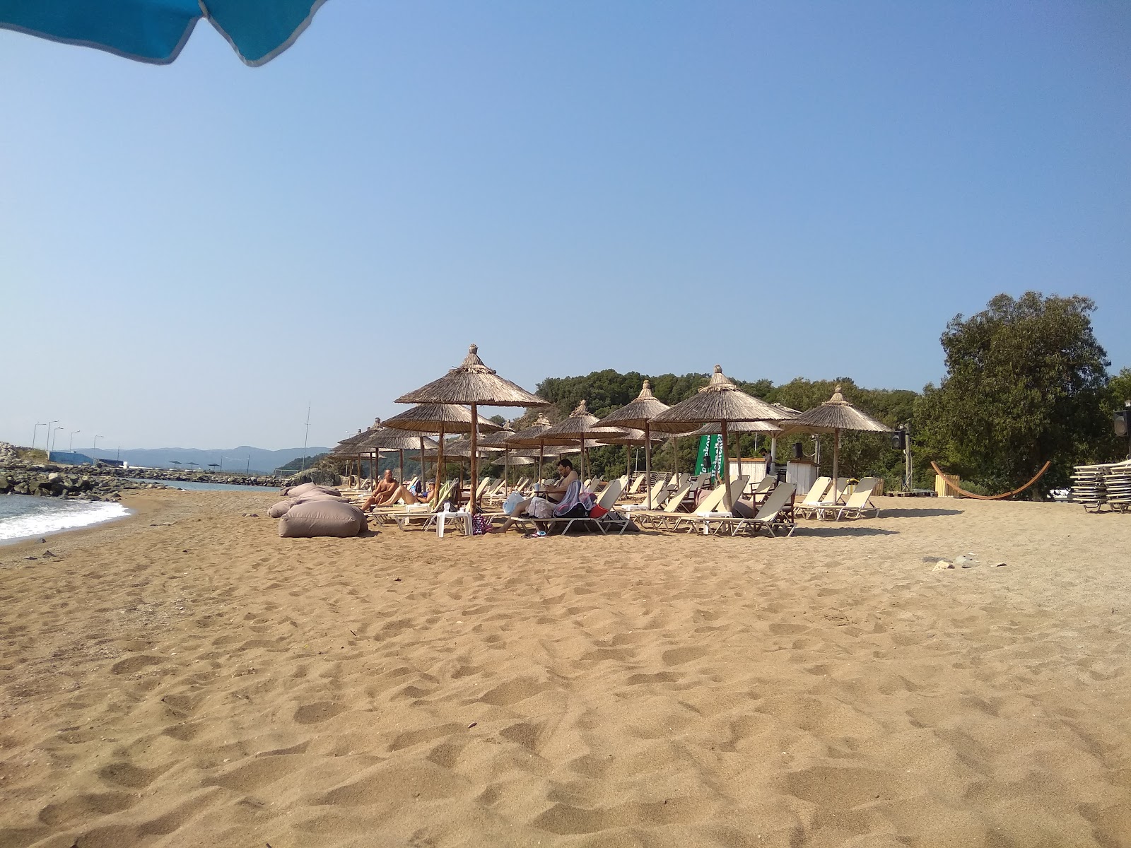 Photo of Stratoni beach amenities area