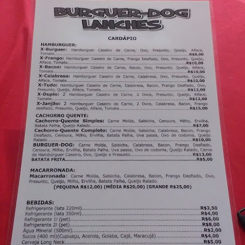 BURGUER-DOG Lanches