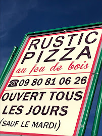 Pizzas à emporter RUSTIC PIZZA à Canohès (la carte)
