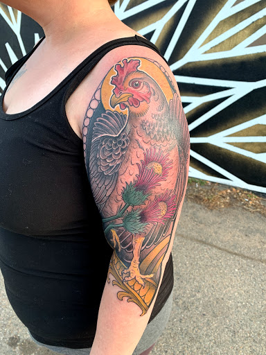 Explore deaf tattoo ideas, creative tattoo ideas in Prescott, available at BlackGold Tattoo