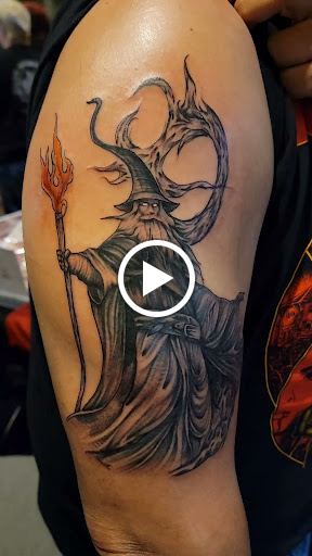 Find arm half sleeve tattoo ideas for your next unique tattoo in Abington at Tattoo Galaxy (Abington) Piercing and Custom Tattoos