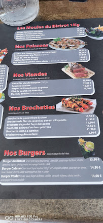 Menu / carte de Bistrot du port à Saint-Cyprien