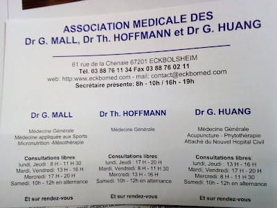 Docteurs Mall et Huang (SCM) à Eckbolsheim
