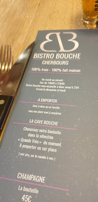 Bistro Bouche à Cherbourg-en-Cotentin menu