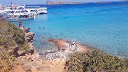 Kolokitha beach'in fotoğrafı düz bir kıyı şeridi ile birlikte