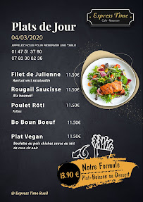 EXPRESS TIME RUEIL-MALMAISON à Rueil-Malmaison menu