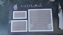 La CO'LOK LOCMARIAQUER à Locmariaquer menu