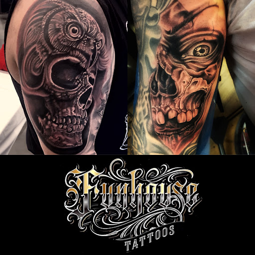 Explore boondocks tattoo ideas, creative tattoo ideas in Pompano Beach, available at Funhouse Tattoos