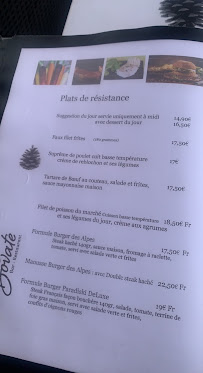 Carte du Restaurant la bovate Ouverture le 23/12/2023 à La Plagne-Tarentaise