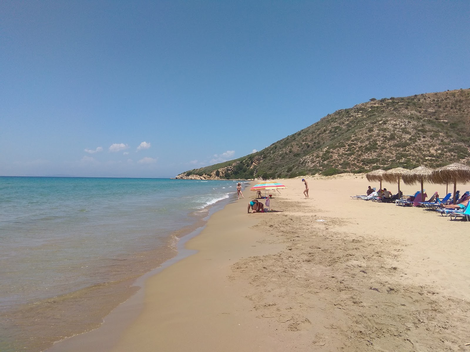 Photo de Gianiskari beach avec l'eau cristalline de surface