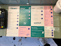 Menu du Theory Levallois - restaurant végétal à Levallois-Perret