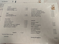 Menu du Ristorante Il Pozzo à Ovindoli