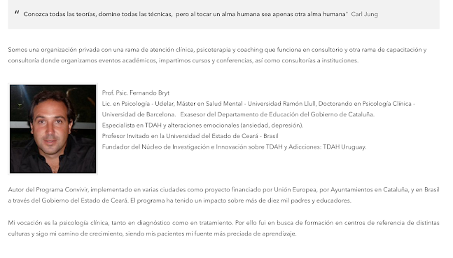 Psicólogo Prof. Fernando Bryt Clínica TDAH Punta del Este - Psicólogo