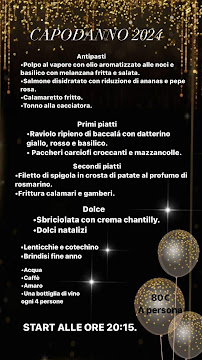 Menu du Da Romani à Fiumicino