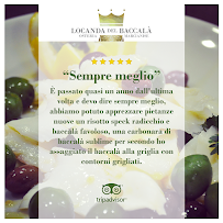 Menu du La Locanda del Baccalà à Marcianise