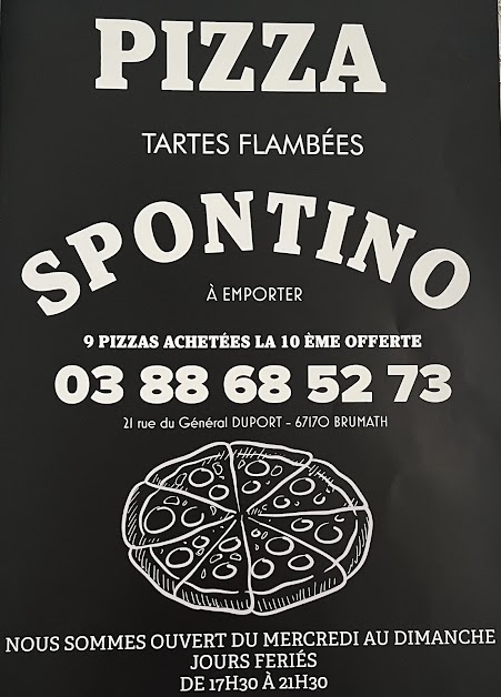 Pizzeria Spontino à Brumath (Bas-Rhin 67)