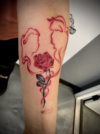Explore hippo tattoo ideas, creative tattoo ideas in San Antonio, available at Twisted Tattoo