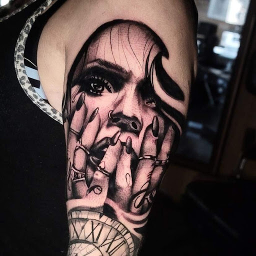 Explore redemption tattoo ideas, creative tattoo ideas in Smyrna, available at Against The Grain Tattoo