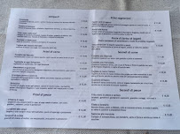 Carte du Trattoria Vecchio Mercato à Bologna