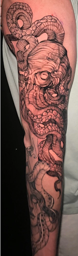 Explore risk taker tattoo ideas, creative tattoo ideas in Columbia, available at Black Widow Tattoo