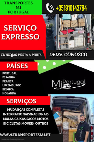 Transportes MJ Portugal - Serviço de transporte
