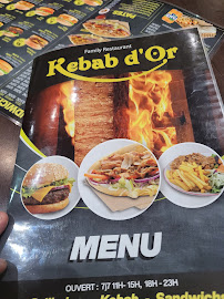 Kebab D'or Turkish Food à Béthune carte