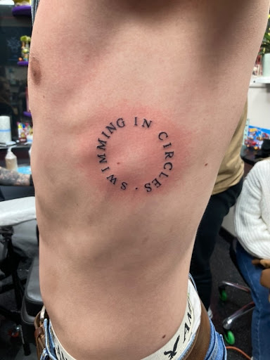 Explore hunting tattoo ideas for men, creative tattoo ideas in Slippery Rock, available at Dinky Dachshund Tattoo Parlor