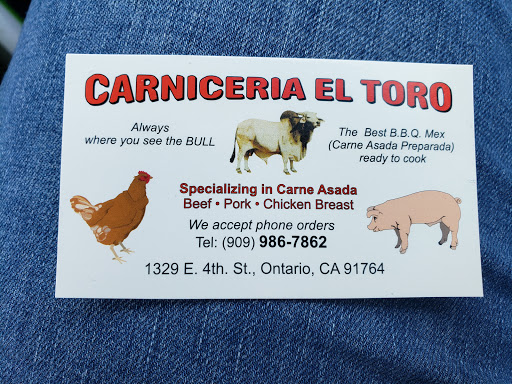 Butcher Shop «El Toro Meat Market», reviews and photos, 1329 E 4th St, Ontario, CA 91764, USA