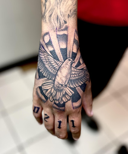 Explore dice tattoo ideas, creative tattoo ideas in Tampa, available at Las Vegas Tattoo Co