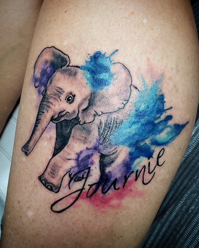 Explore tattoo wolf ideas, creative tattoo ideas in Alamogordo, available at DarKnight Art Studio