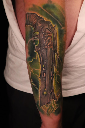 Explore schizophrenia tattoo ideas, creative tattoo ideas in Davenport, available at Tattoos By Ryan Allison