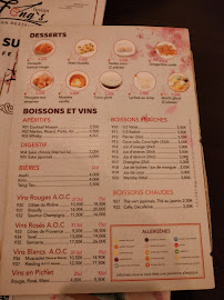 Restaurant Japonais à Paris carte