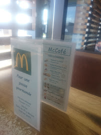 Menu du McDonald's à Rennes