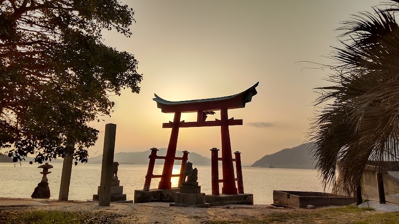 岩子島 厳島神社 鳥居