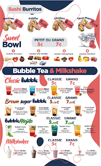 Menu / carte de Poké Bowl Co à Tourcoing
