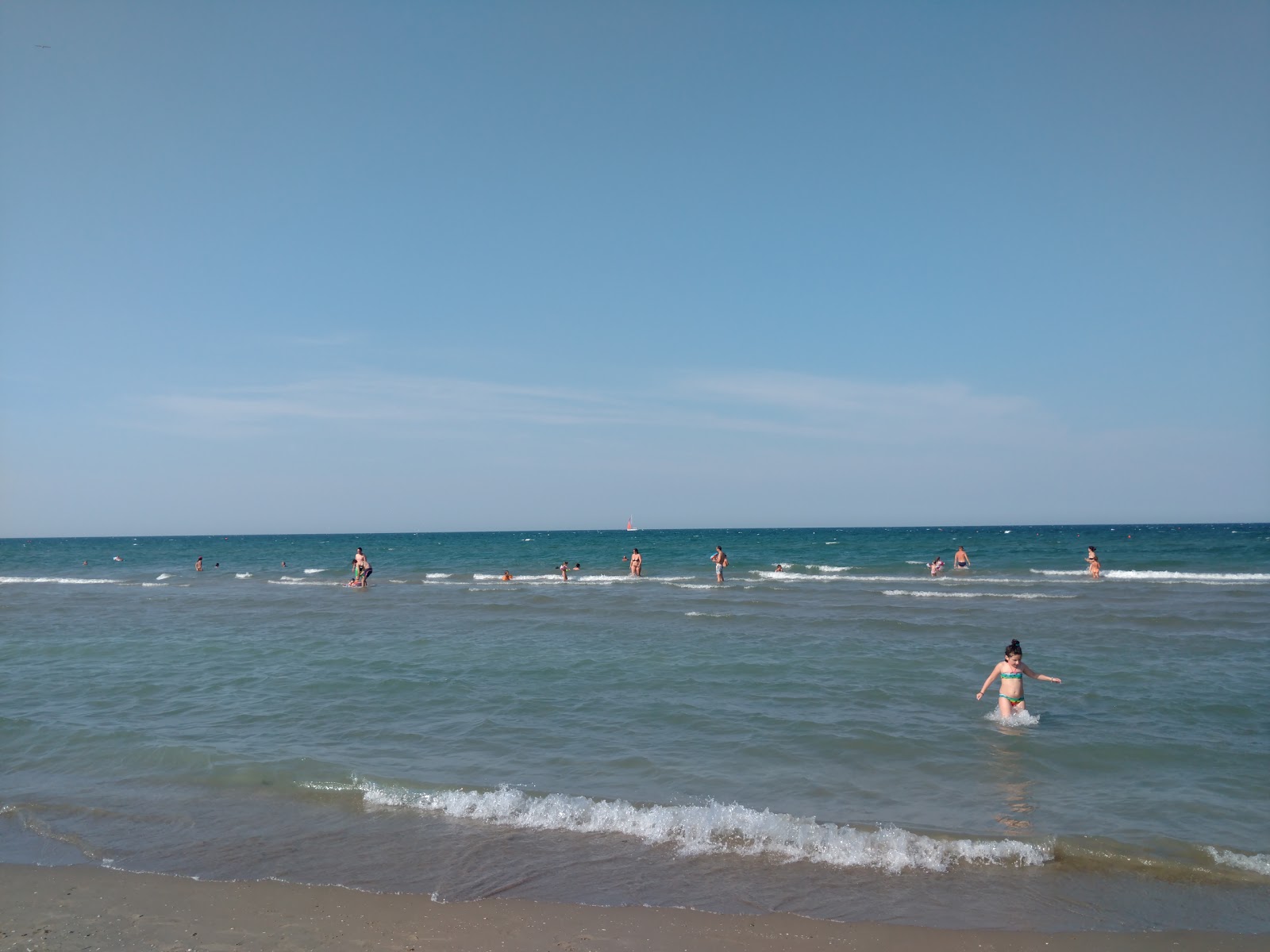Foto av Spiaggia Riccione med lång rak strand