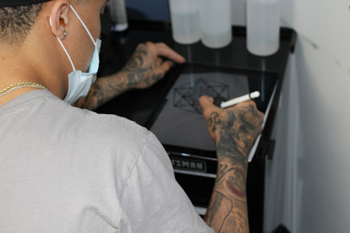 Explore scuba diver tattoo ideas, creative tattoo ideas in Oak Forest, available at Peace Of Art Tattoo And Art Studio