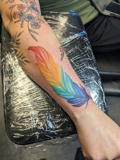 Explore tattoo ideas for my son's name, creative tattoo ideas in Austin, available at Heath Studios & Tattoo