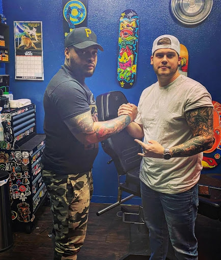 Explore forearm sleeve tattoo ideas for men, creative tattoo ideas in Arlington, available at The Chosen One Ink