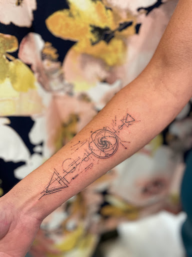 Explore jolly roger tattoo ideas, creative tattoo ideas in Green Bay, available at Ink Shrink Tattoo by My Tattoo Paige