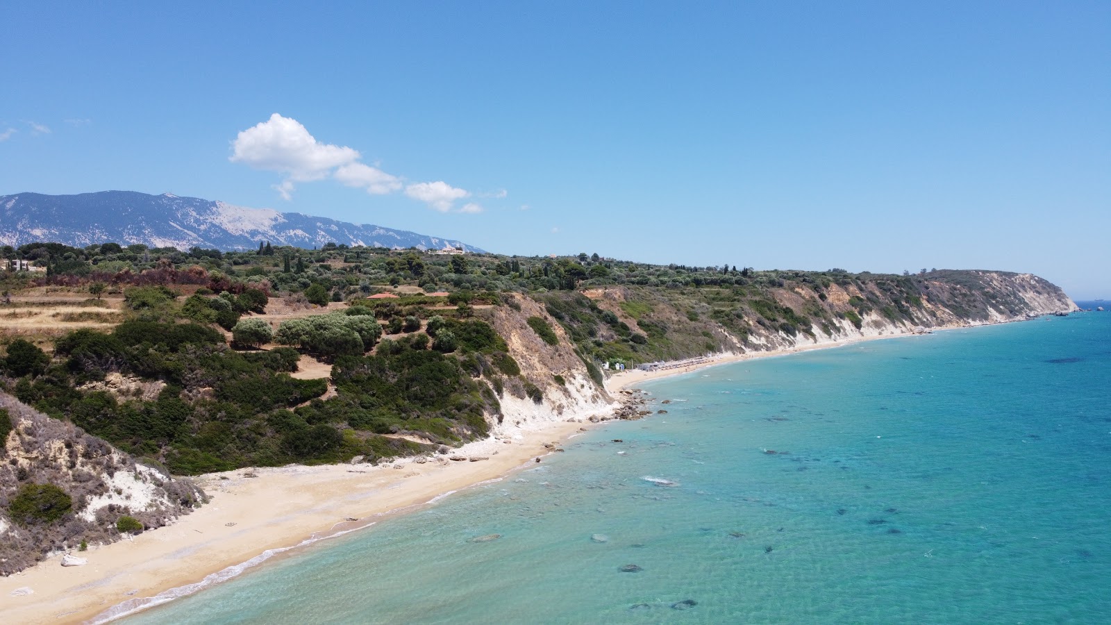 Photo of Avithos beach with spacious shore