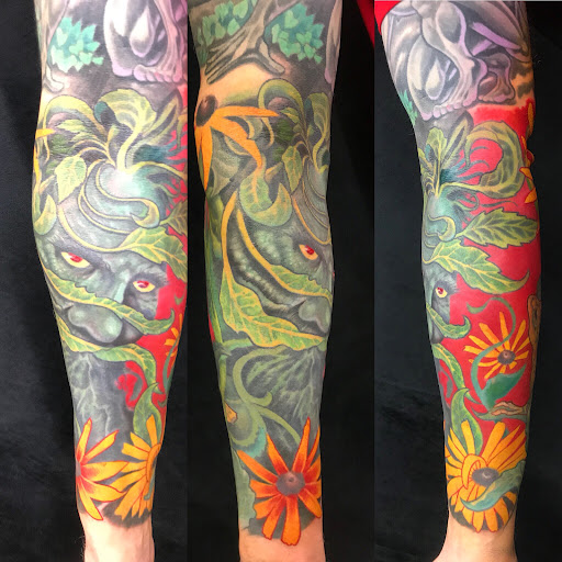 Explore gypsy hippie tattoo ideas, creative tattoo ideas in Washington, available at Fattys Tattoos & Piercings H Street