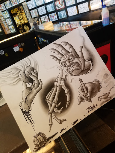 Find angel hand tattoo ideas for your next unique tattoo in Albuquerque at Por Vida Tattoo