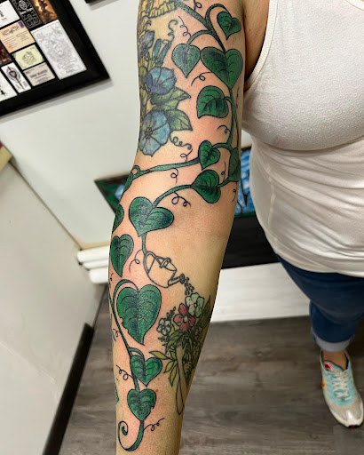 Explore filler tattoo ideas for guys, creative tattoo ideas in Bargersville, available at Angels and Demons Tattoo