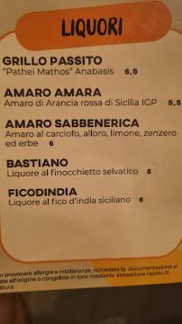 SlowSud De Angeli à Milan menu