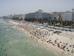 Zdjęcie Bou Jaafar Beach z long bay