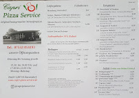 Menu du Capri Pizzaservice à Daisendorf